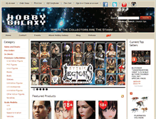 Tablet Screenshot of hobby-galaxy.com